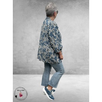 Kaffe Curve Blouse-Shirt Seawhite Paisley