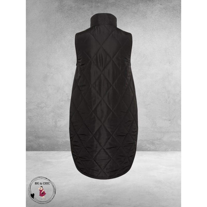 KAFFE CURVE Waist Coat Malena Black Deep