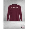 KAFFE CURVE Sweatshirt Amour Wine