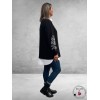 KAFFE CURVE Sweatshirt Black Deep