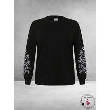 KAFFE CURVE Sweatshirt Black Deep