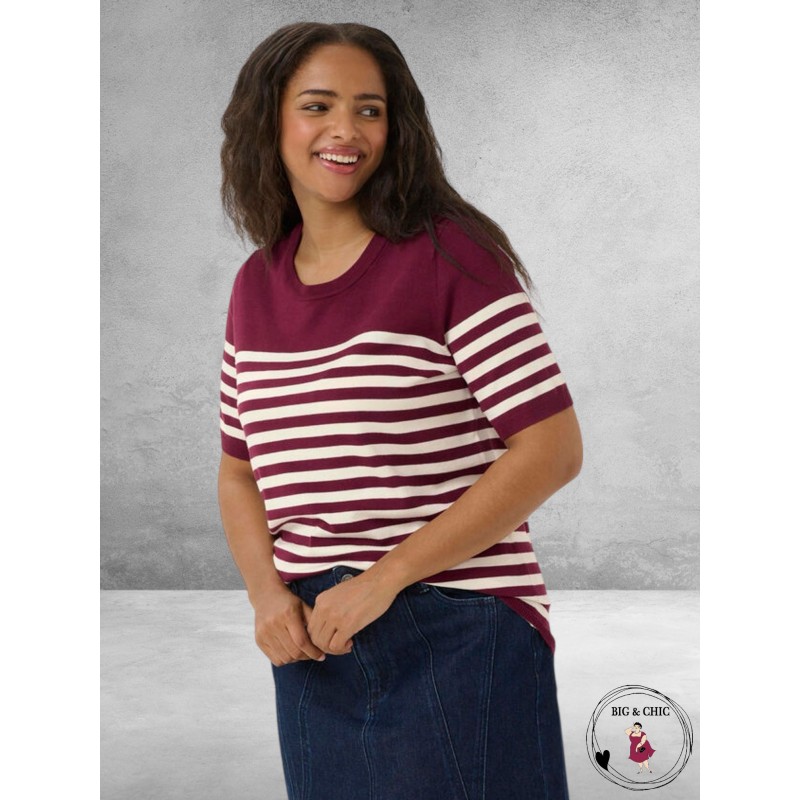 KAFFE CURVE Trui Lizzy Windsor/Turtledove