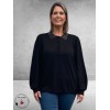 KAFFE CURVE Polo Pullover Carla Black Deep