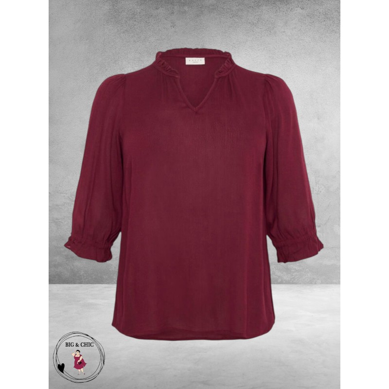 KAFFE CURVE Blouse Windsor Wine