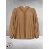 Kaffe Curve Blouse Mirana Toasted Coconut