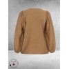Kaffe Curve Blouse Mirana Toasted Coconut