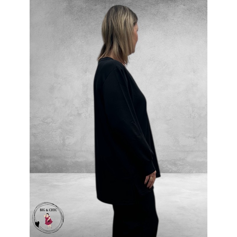 KAFFE CURVE Sweatshirt Annita Black