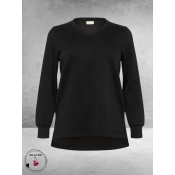 KAFFE CURVE Sweatshirt Annita Black
