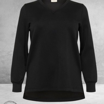KAFFE CURVE Sweatshirt Annita Black
