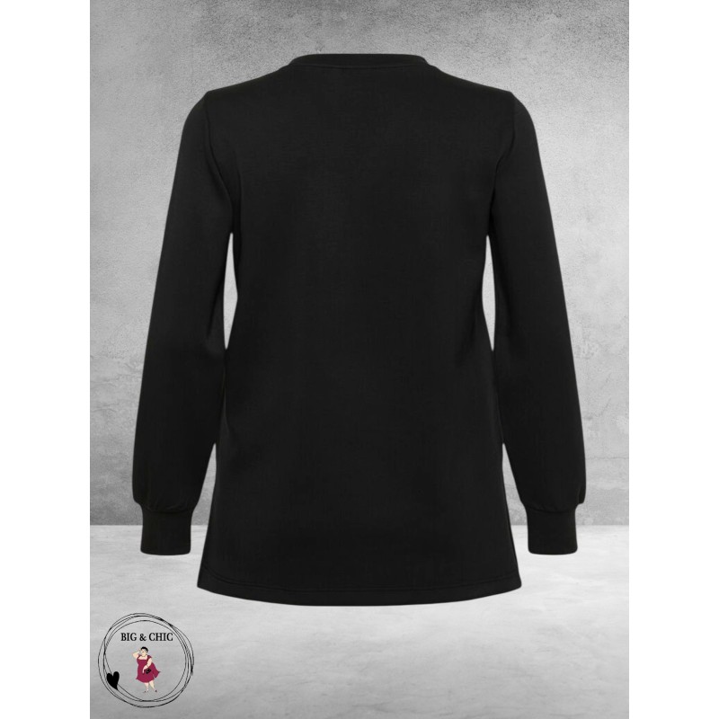 KAFFE CURVE Sweatshirt Annita Black