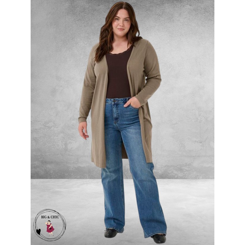 KAFFE CURVE Vest Farsia Morel 