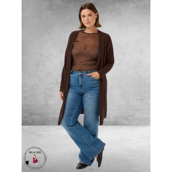 KAFFE CURVE Vest Farsia Coffee 