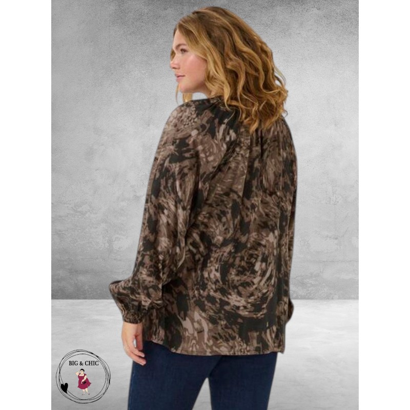 KAFFE CURVE Blouse Jamia Grafische Print