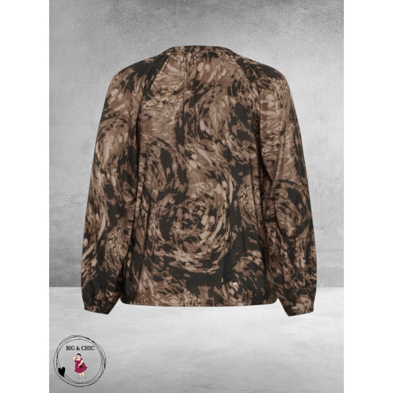 KAFFE CURVE Blouse Jamia Grafische Print