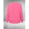 KAFFE CURVE Sweatshirt Pink Power