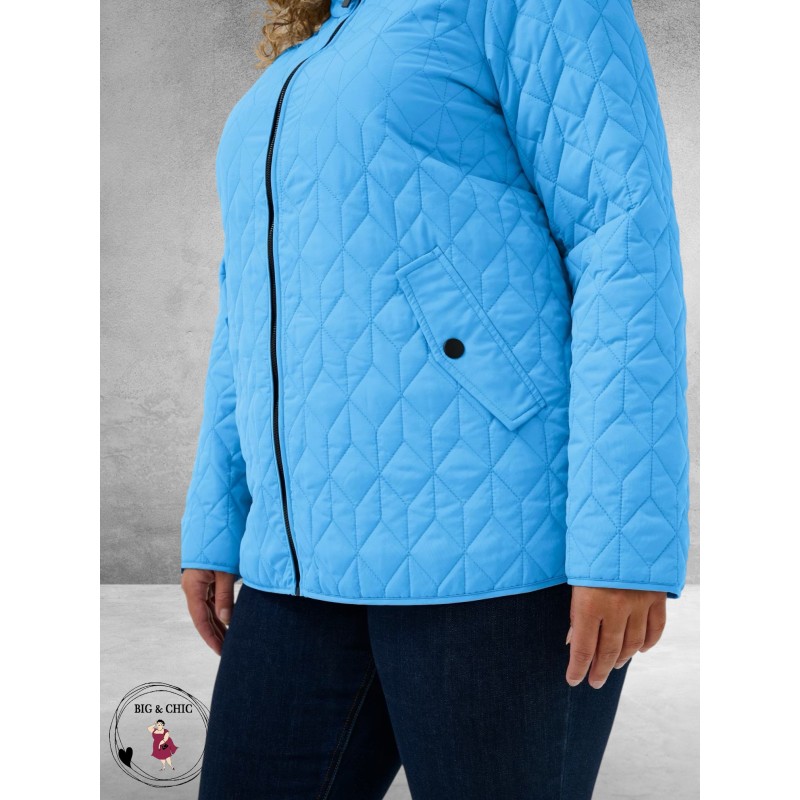 Kaffe Curve Jas Leina Step Azure Blue