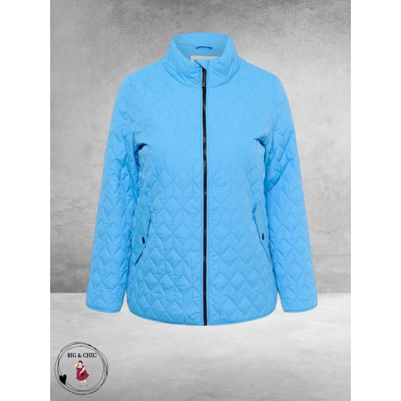 Kaffe Curve Jas Leina Step Azure Blue