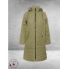 Kaffe Curve Parka Leina Step  Dusky Green