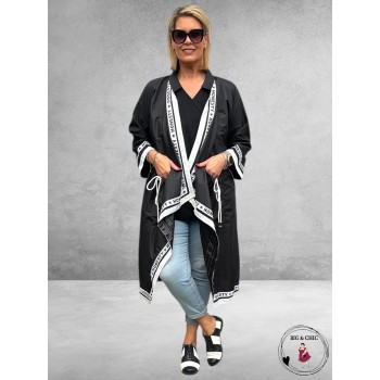 ROWWER FASHION Jas Zwart/Wit