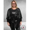 MAXLIVE Shirt Zwart/Zilver