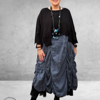 Moonshine Jurk Ophaal Jeansblauw