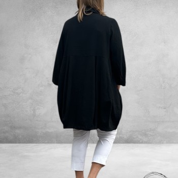 NOEN Tuniek/Jurk Linnen Zwart