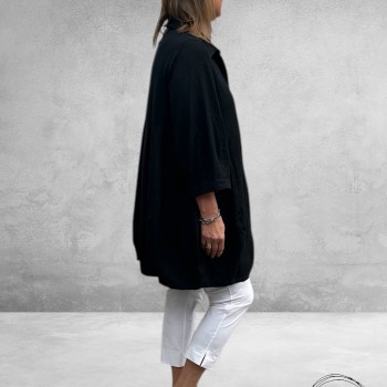 NOEN Tuniek/Jurk Linnen Zwart