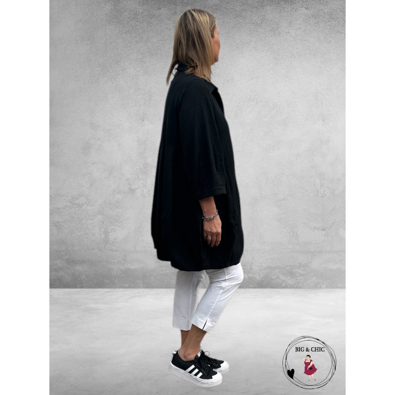 NOEN Tuniek/Jurk Linnen Zwart