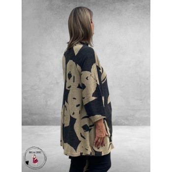 NOEN Tuniek Zwart/Beige