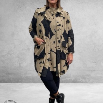 NOEN Cardigan Zwart/Beige