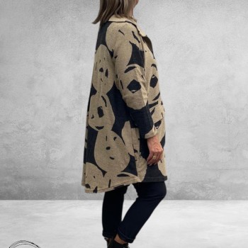 NOEN Cardigan Zwart/Beige