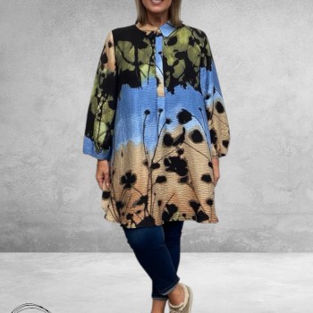 NOEN Tuniek/Blouse Blauw Mix