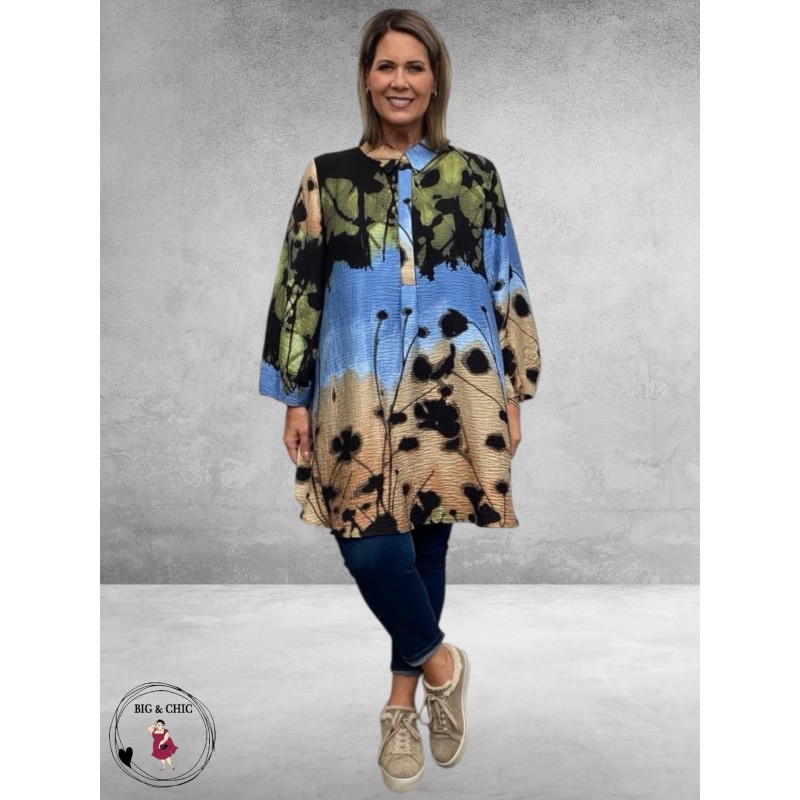 NOEN Tuniek/Blouse Blauw Mix