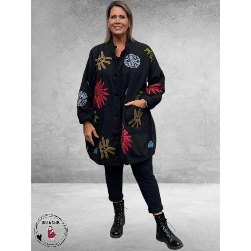 NOEN Jas Grijs Wolmix