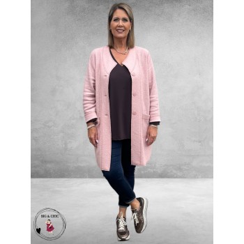 NOEN Jas Lichtroze Wolmix Lang