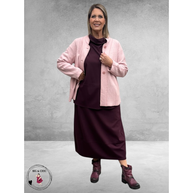 NOEN Jas Lichtroze Wolmix Kort