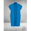 NO.1 BY OX Cardigan Mouwloos Clear Blue