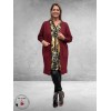 NO.1 BY OX Cardigan Long Ballonmouw Syrah Red