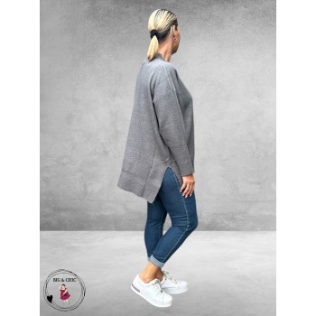 NO.1 BY OX Trui Turtle Neck Grey