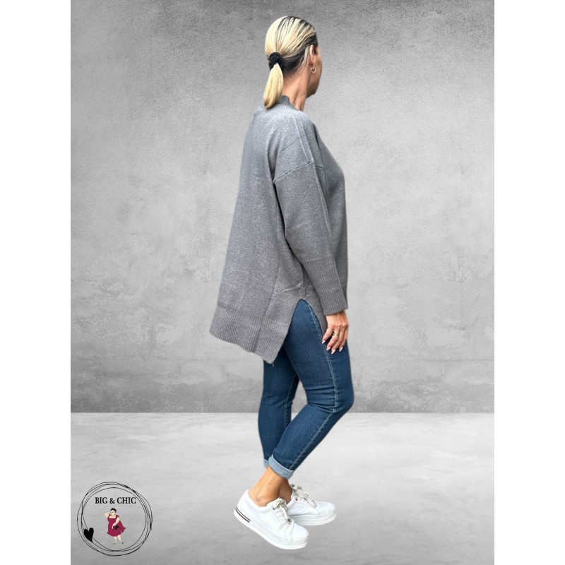 NO.1 BY OX Trui Turtle Neck Grey