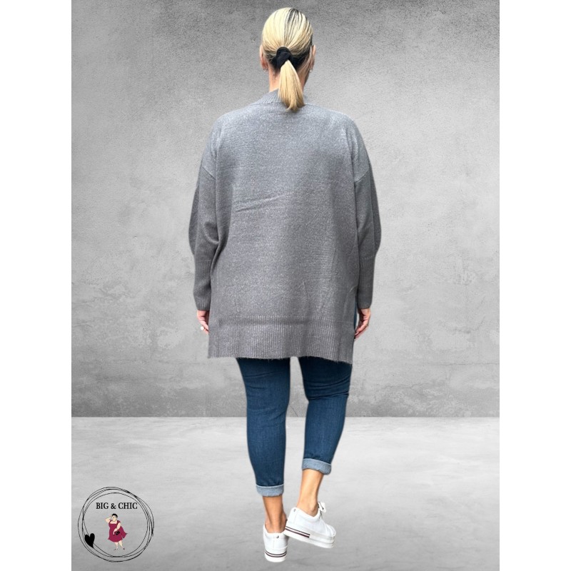 NO.1 BY OX Trui Turtle Neck Grey