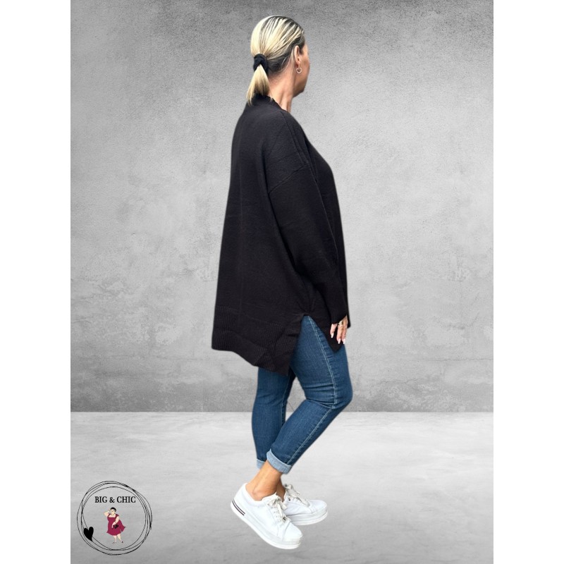 NO.1 BY OX Trui Turtle Neck Black