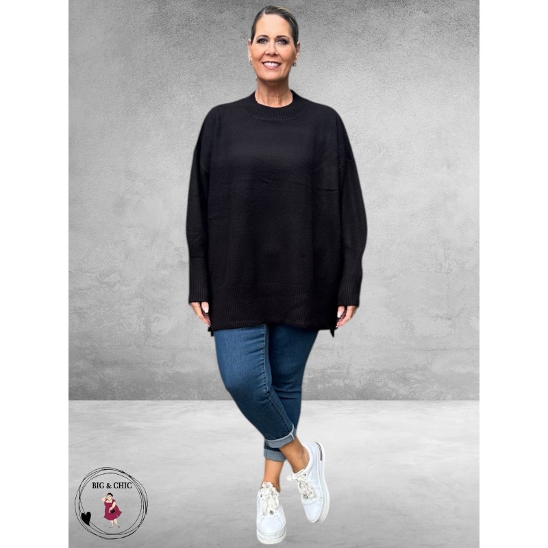 NO.1 BY OX Trui Turtle Neck Black