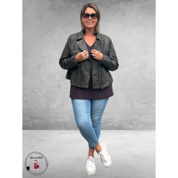 NO.1 BY OX Leren Biker Jas Vinted 