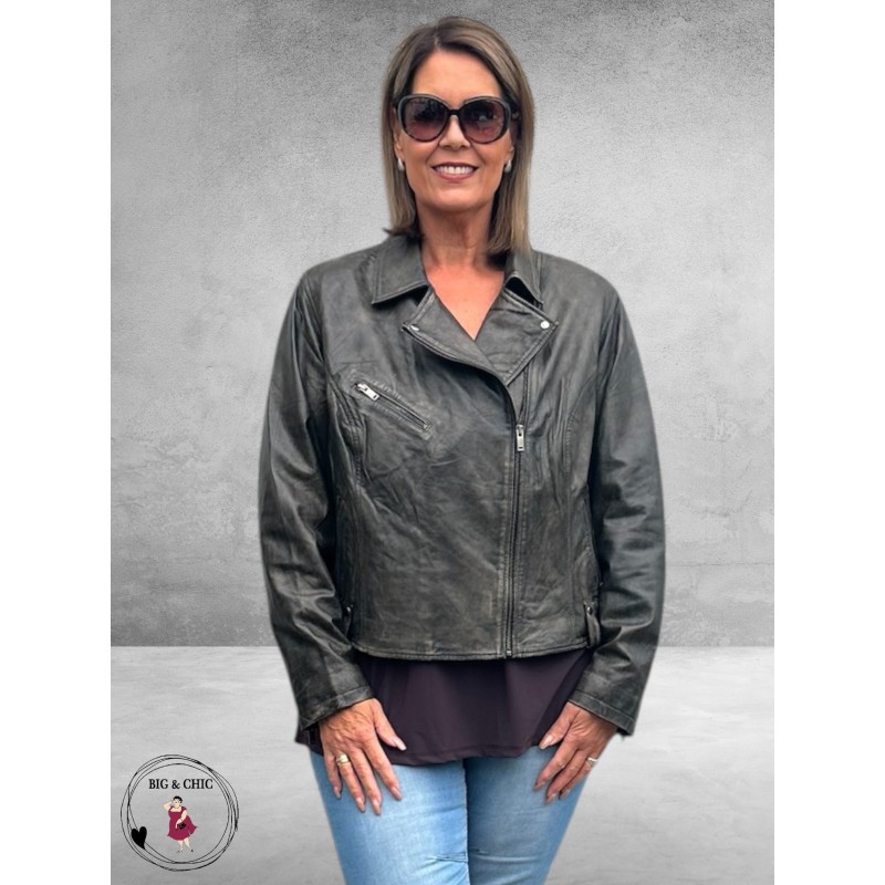 NO.1 BY OX Leren Biker Jas Vinted 