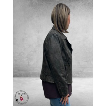 NO.1 BY OX Leren Biker Jas Vinted 