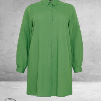 No.1 by OX Longblouse – Tijdloze Klassieker Mint Groen