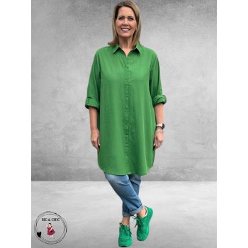 No.1 by OX Longblouse – Tijdloze Klassieker Mint Groen
