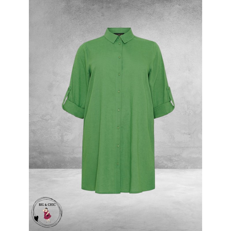 No.1 by OX Longblouse – Tijdloze Klassieker Mint Groen