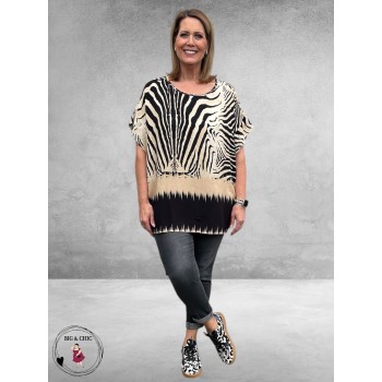 No.1 by OX Blouse-Shirt Tijgerprint